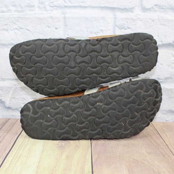 Birkenstock Xenia Gray Soft Footbed 3-Straps Sandals Size Eu 38 US 7 - Picture 7 of 11